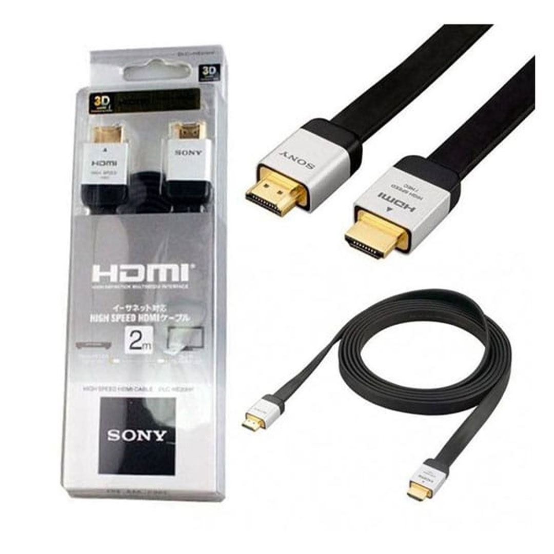 کابل HDMI سونی (Sony) طول 2 متر | انتقال تصویر پایدار، شفاف و بدون افت کیفیت