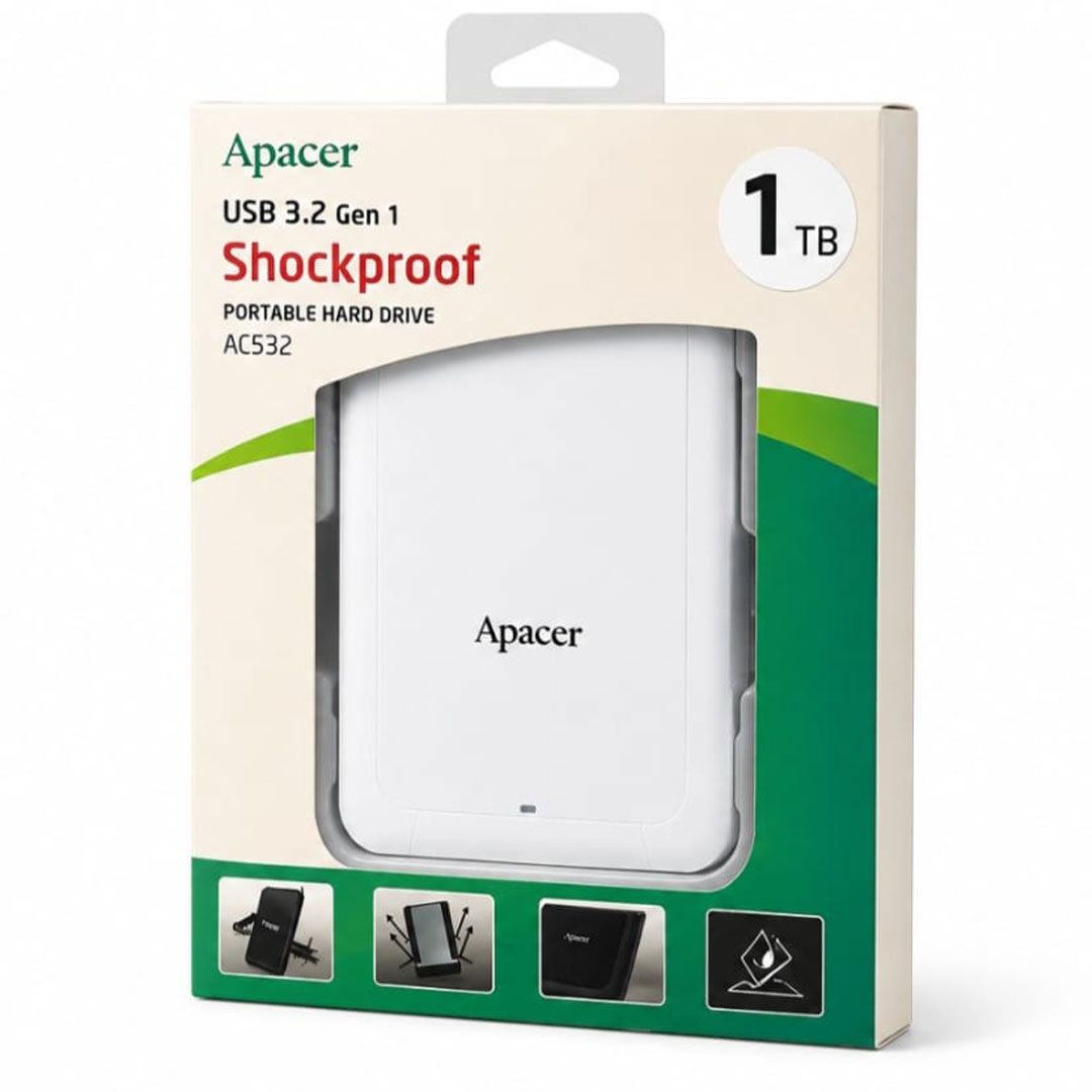 هارد اکسترنال Apacer AC532 ظرفیت 1 ترابایت - تاریخ گارانتی تمام شده