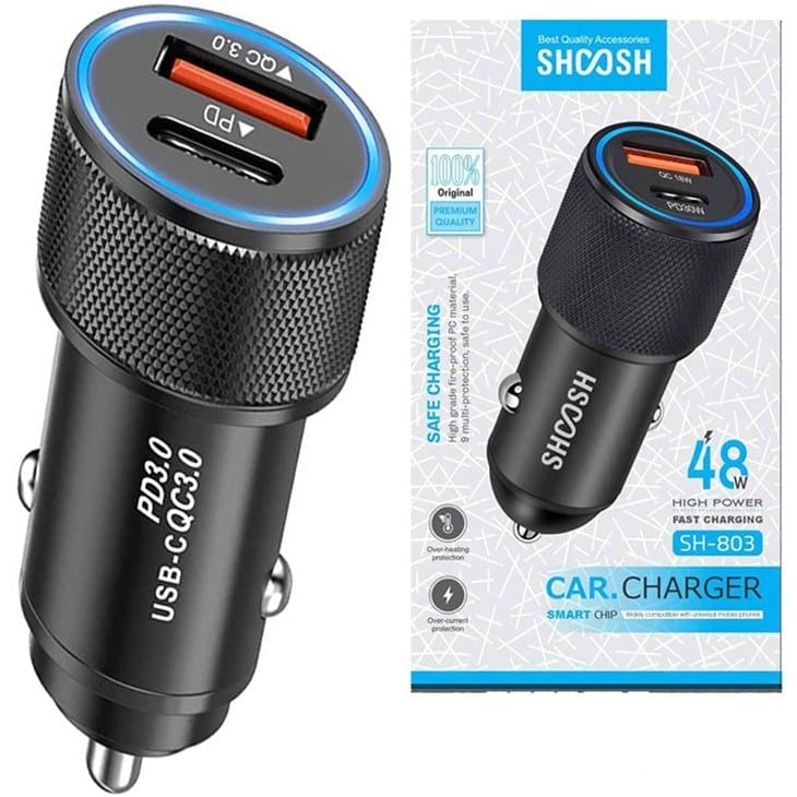 شارژر فندکی SHOOSH مدل SH-804