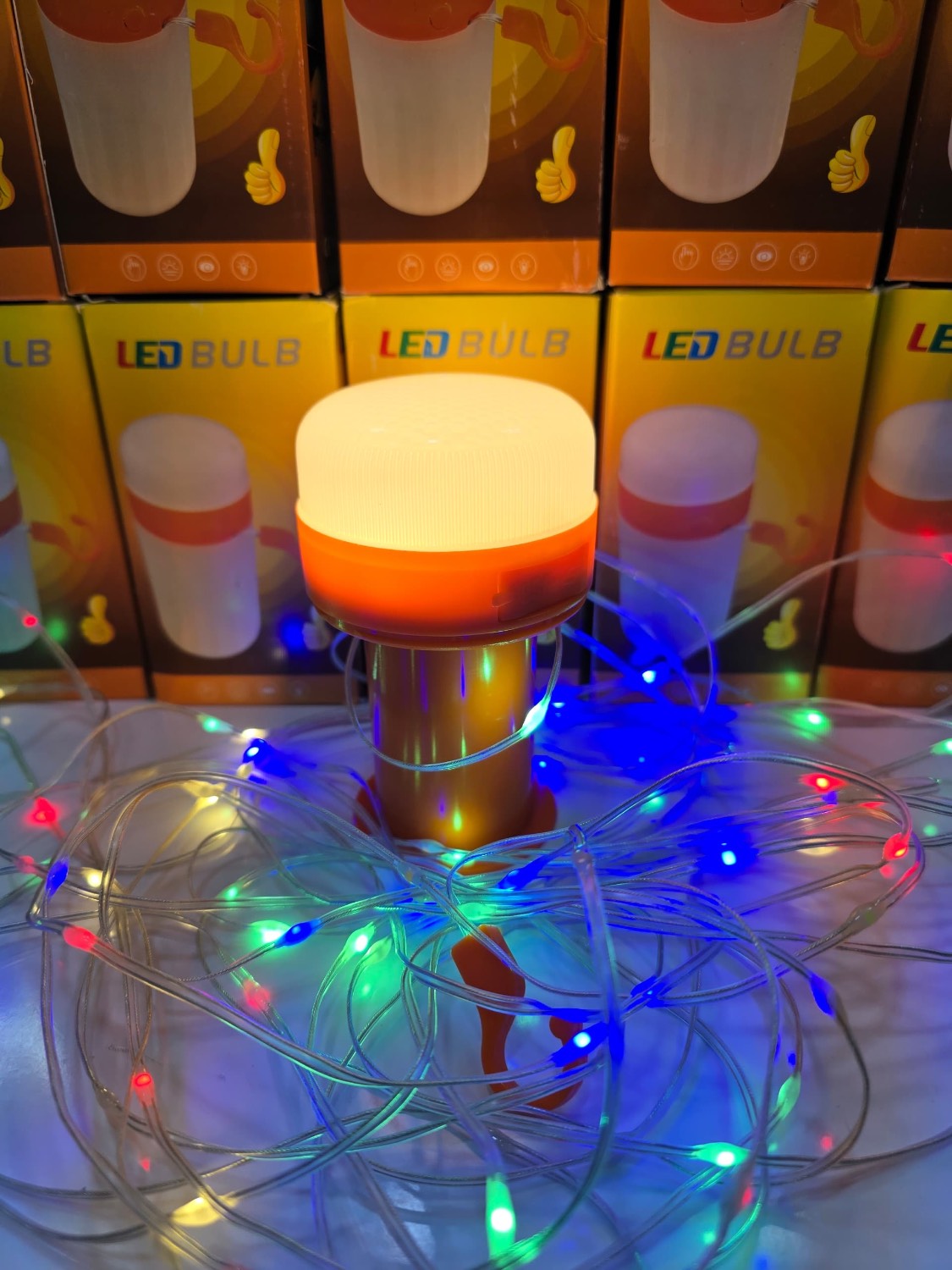 ریسه و چراغ شارژی LED BULB