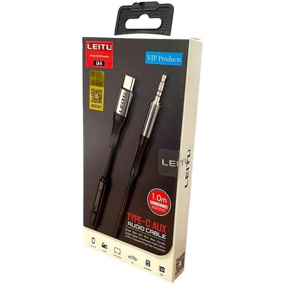 کابل تبدیل Lightning به AUX لیتو (LEITU) مدل LA4