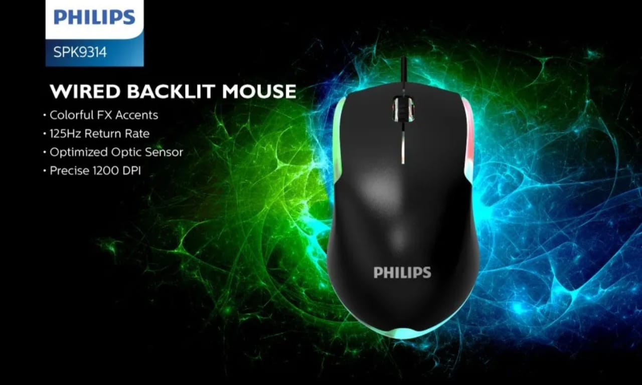 ماوس گیمینگ سیمی فیلیپس مدل G314